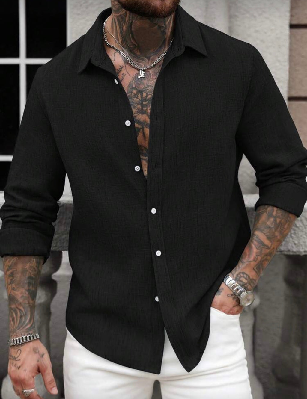 Elite Linen Shirt – Sage Green